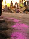 Little did we know that our first day in Udaipur marked the beginning of the two month long harvest festival, Holi. Scattering of colored powders are a Holi tradition and a trail lead to Jagdish Temple, the main temple in town.